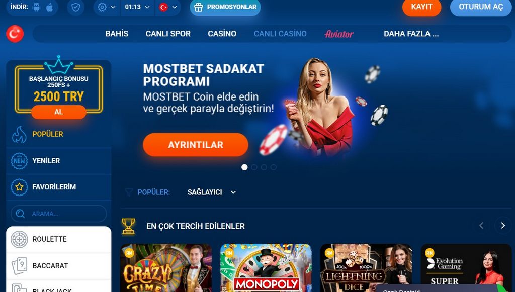 Mostbet Online casino - Aplikacje mobilne