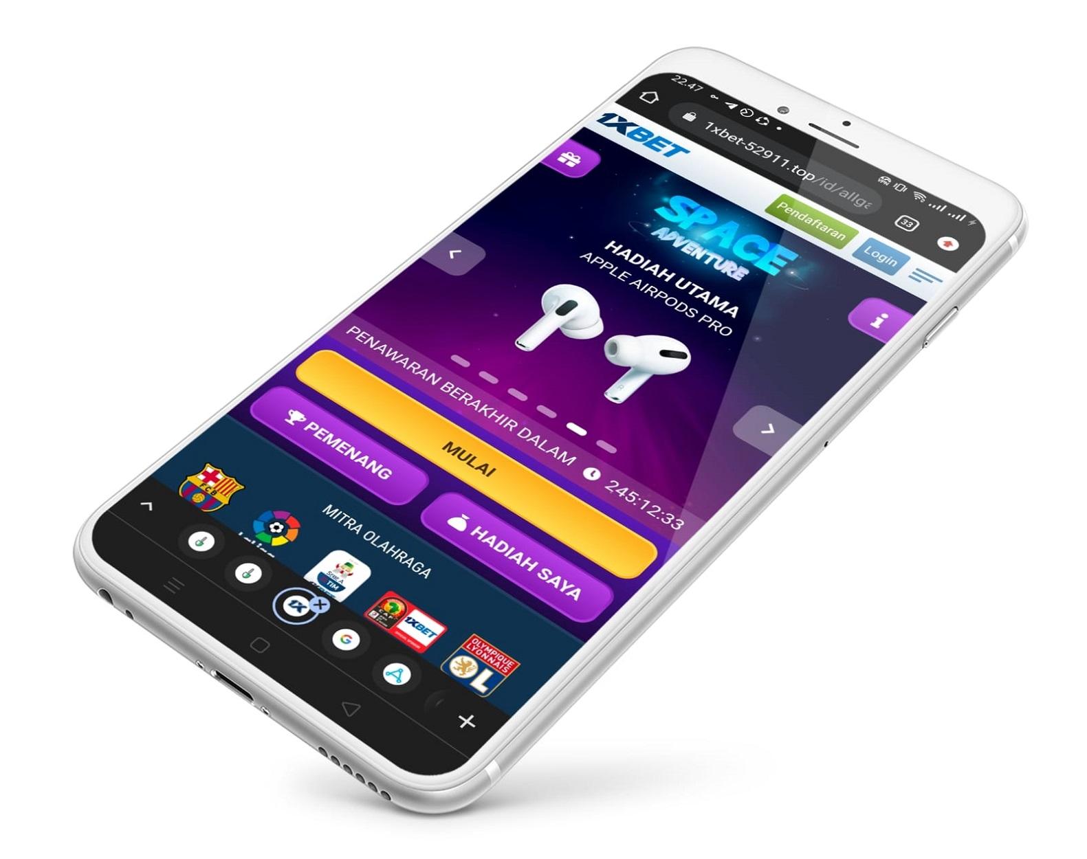 Application officielle de la plateforme de paris sportifs 1xBet